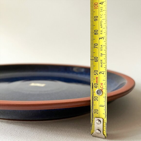 Vintage Suffolk Tableware Henry Watson Pottery England Blue Dinner Plate - Picture 4 of 6